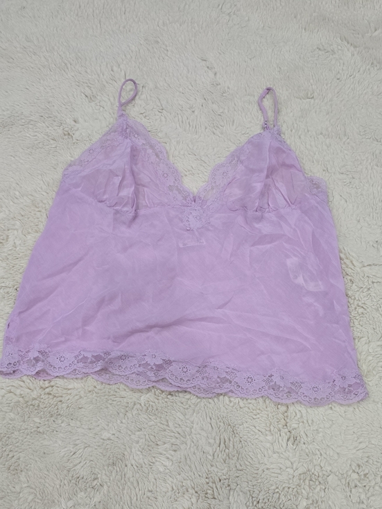 Free People Other - Free People Lilac Lace Trim Slip Camisole